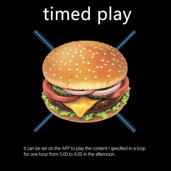 HD 3D Hologram Fan & Projector, 20.5" Display with WiFi, Bluetooth, 1500 Video - Picture 5 of 10